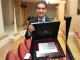 Ramon Casanovas Alegre, guanyador del premi per a tesis doctorals sobre ciència i tecnologia nuclear, de la SNE.