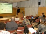 Reunión final del proyecto, en la Sala de Grados de la ETSEQ.