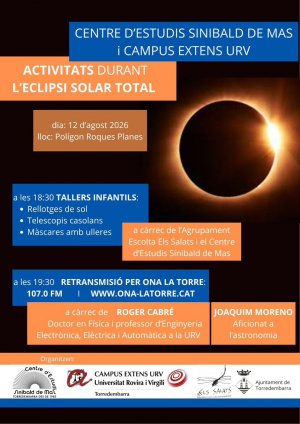 Cartell eclipsi a Torredembarra