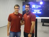 Los estudiantes de la URV Eudald Llauradó y Miguel Ángel Pollino, ganadores del III Torneo RYM.